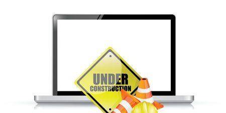 website under construction redesign website