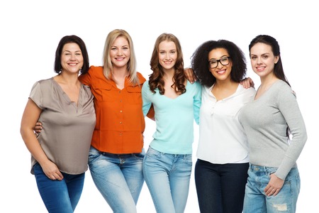 women diversity positive body image
